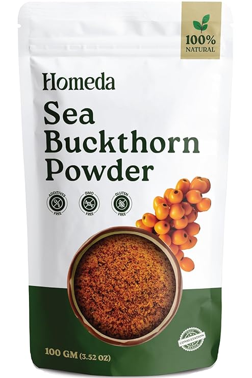 Sea Buckthorn Berry Powder Organic 100g