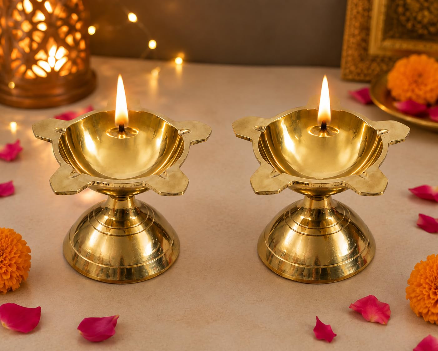 URBAN INSPIRATION BRASS DIYA 1pc