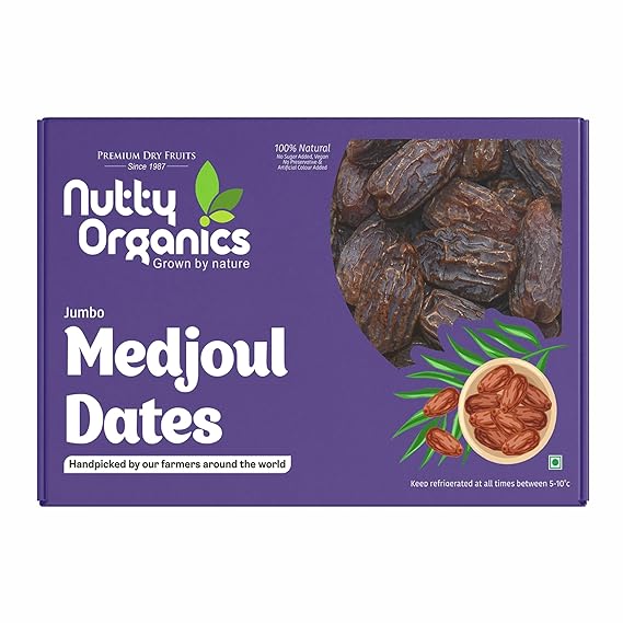NUTTY ORGANICS Medjoul Dates 400 Gm