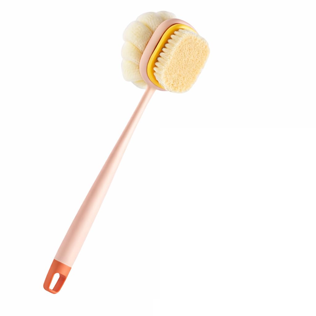 Bath Brush with Loofah