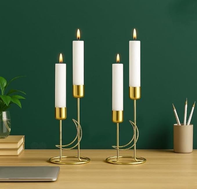 Candle Holder Set of 2 (Basket)