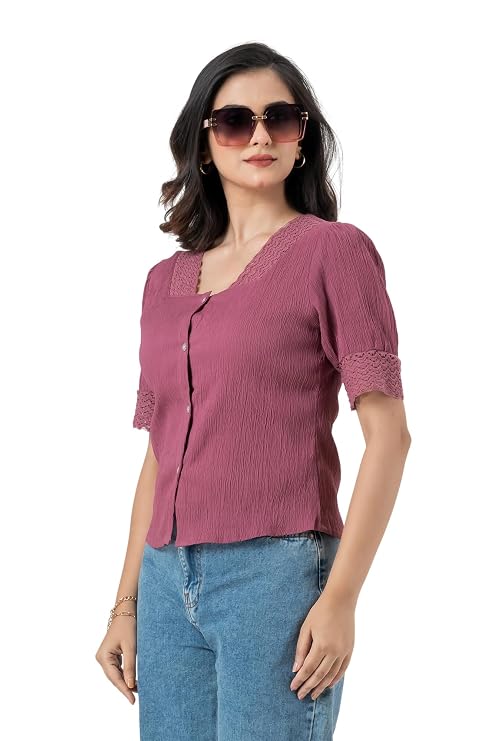 Crinkle Texture Top