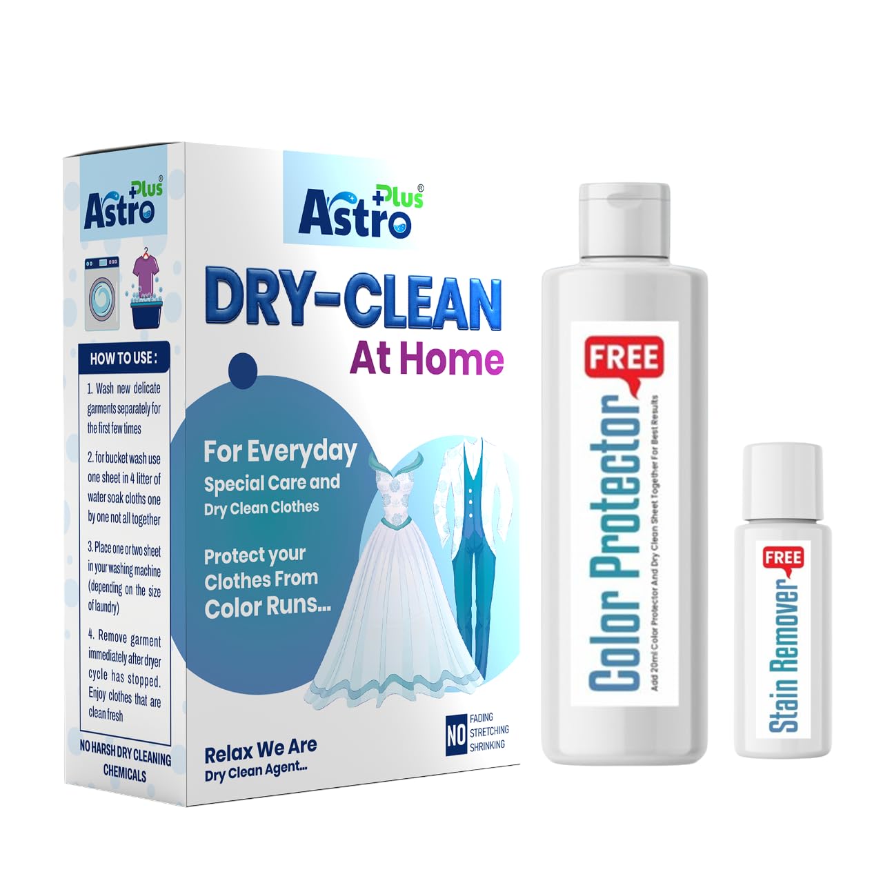 Dry Clean + Color Protector + Stain Remover