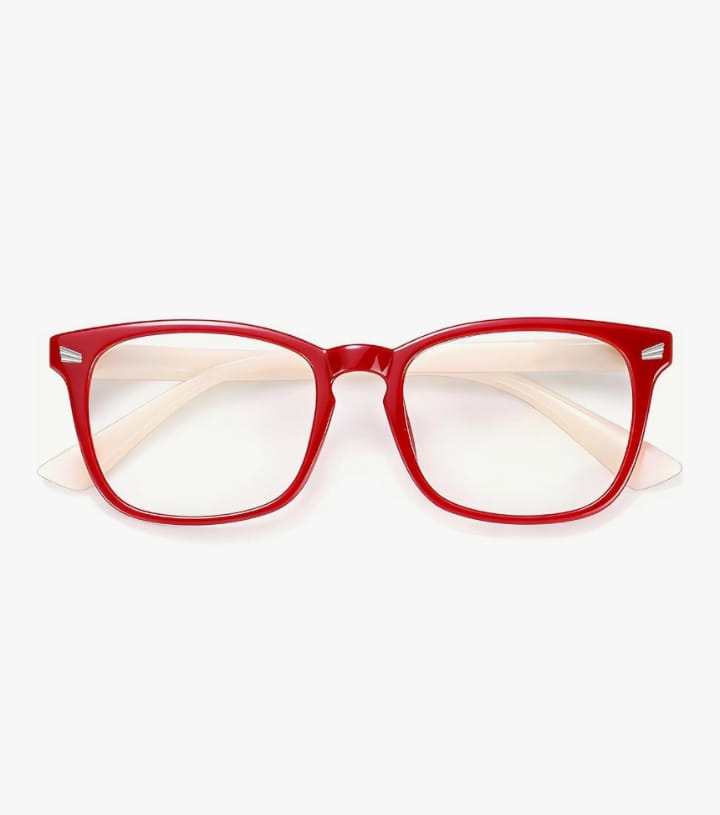 Red Eyeglasses A7