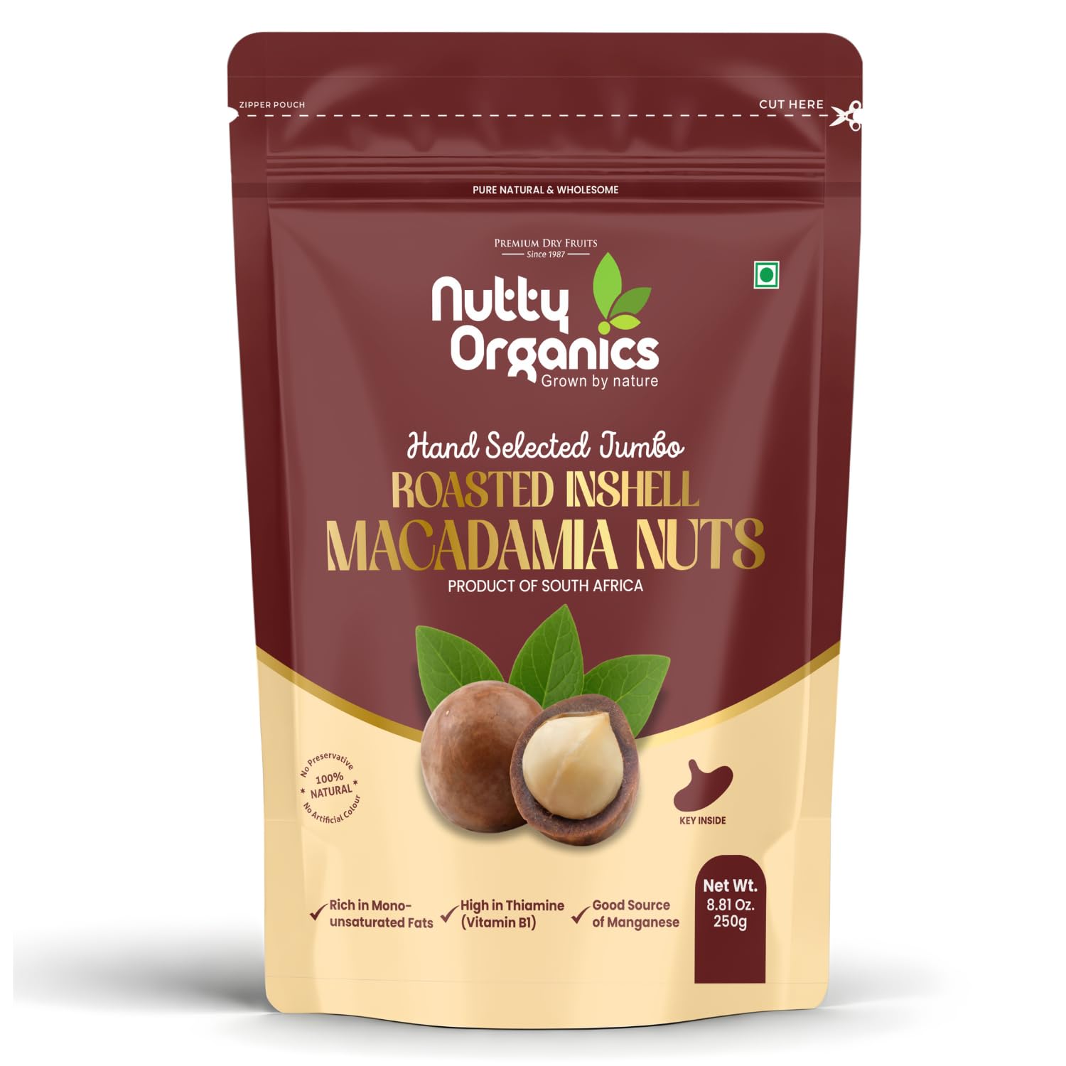 In-Shell Macadamia Nuts 250g