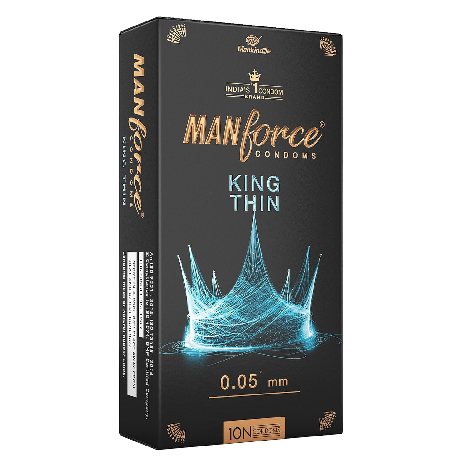 King Thin Unflavoured Condoms