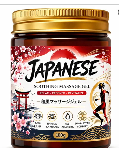 Japanese Soothing Massage Gel
