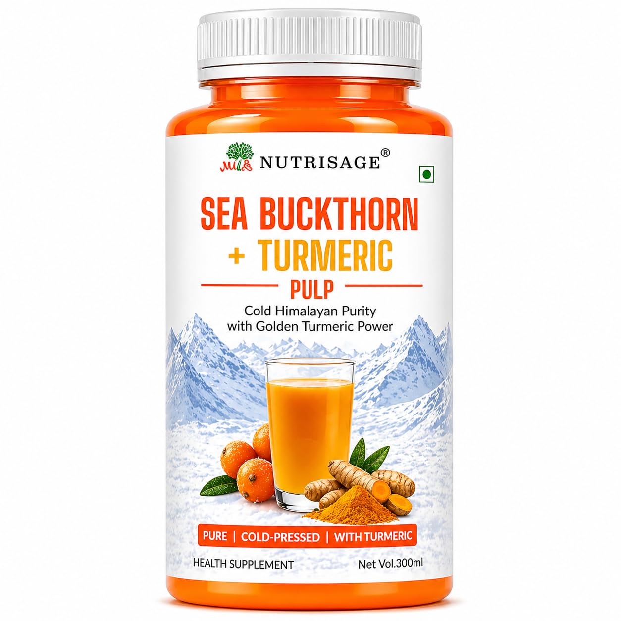 Sea Buckthorn + Turmeric Pulp