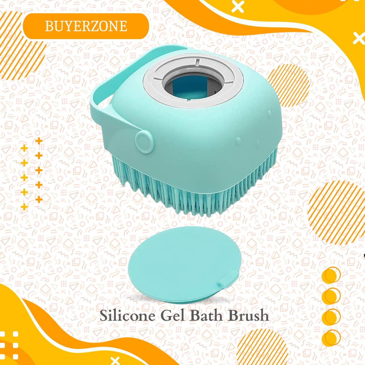 Silicone Bath Brush with Soap Dispenser (Rat TP)