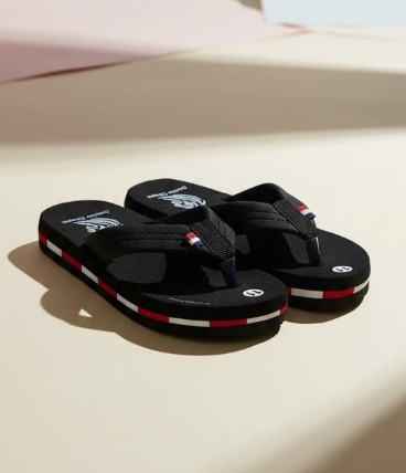 Kids Black Flip-Flops