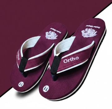 Kids Maroon Flip-Flops