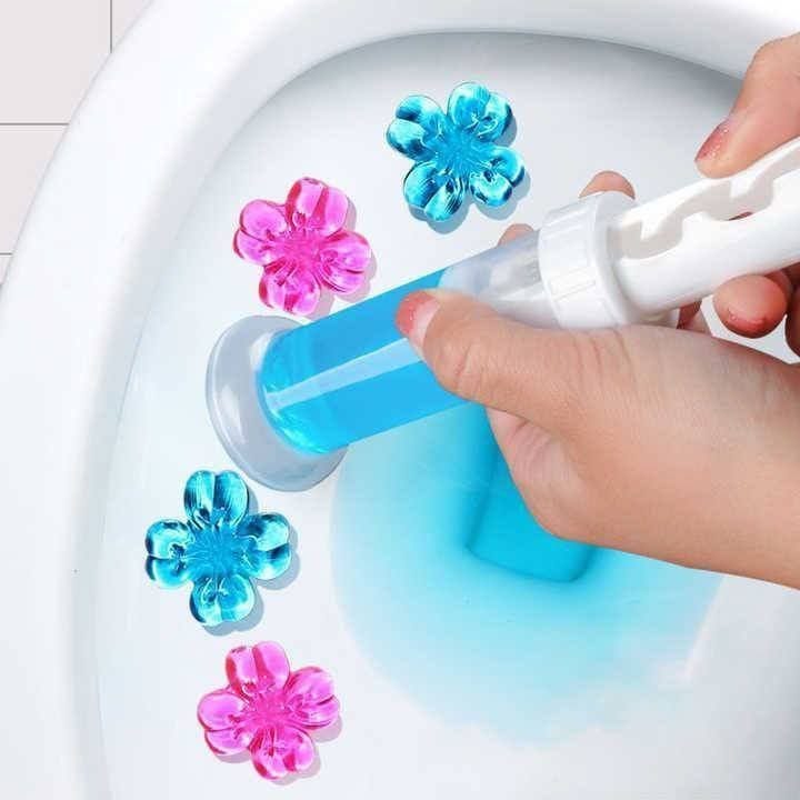 Toilet Cleaner Gel Stamp (Blue Dent)